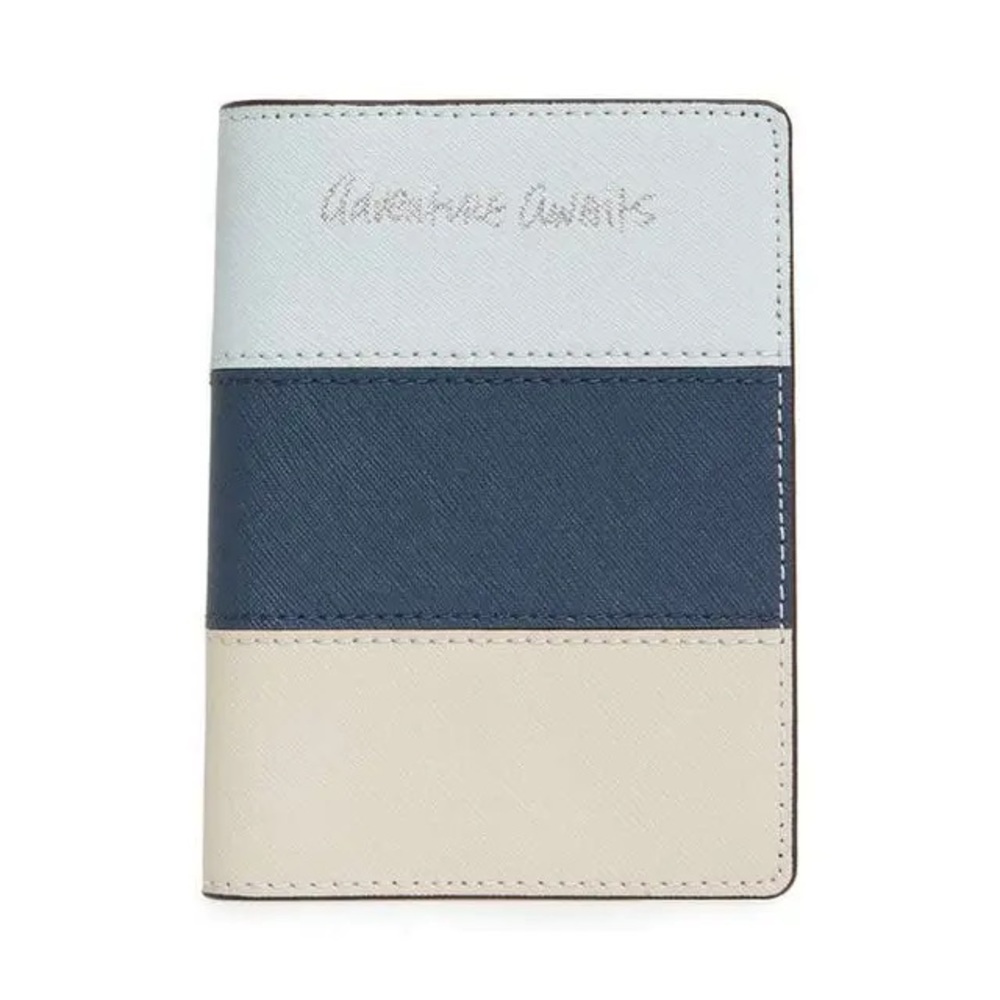 NWT Rebecca Minkoff Adventure Awaits Passport Wallet Leather Cover Holder Travel
